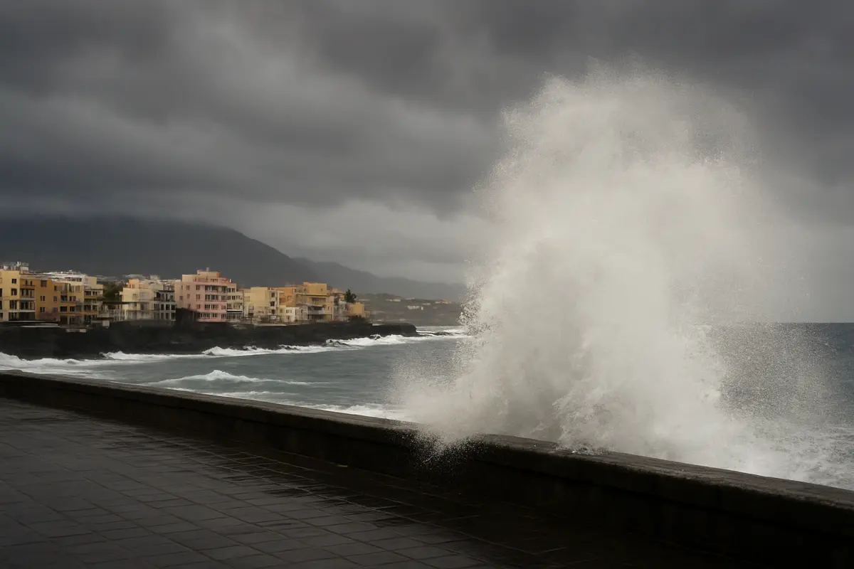 Imagen ilustrativa: Aemet advierte de chubascos fuertes en zonas de Canarias este martes