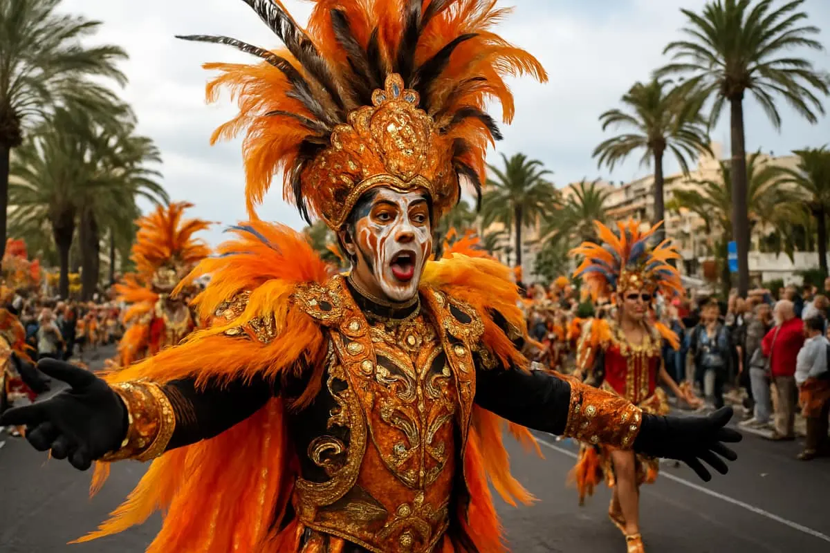 Por qué el Carnaval de Santa Cruz de Tenerife es uno de los más famosos del mundo Fotografía editorial del Carnaval de Santa Cruz de Tenerife