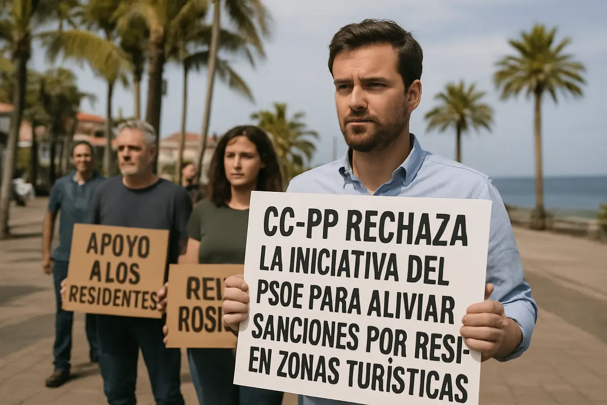 CC-PP rechaza la iniciativa del PSOE para aliviar sanciones por residir en zonas turísticas Imagen ilustrativa: CC-PP rechaza la iniciativa del PSOE para aliviar sanciones por residir en zonas turísticas