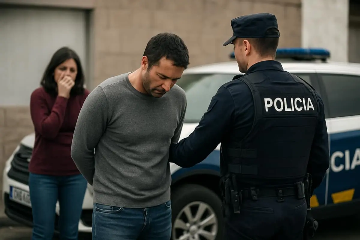 Un hombre detenido en Güímar por presunta violencia de género Imagen ilustrativa de una intervención policial en Güímar, Tenerife