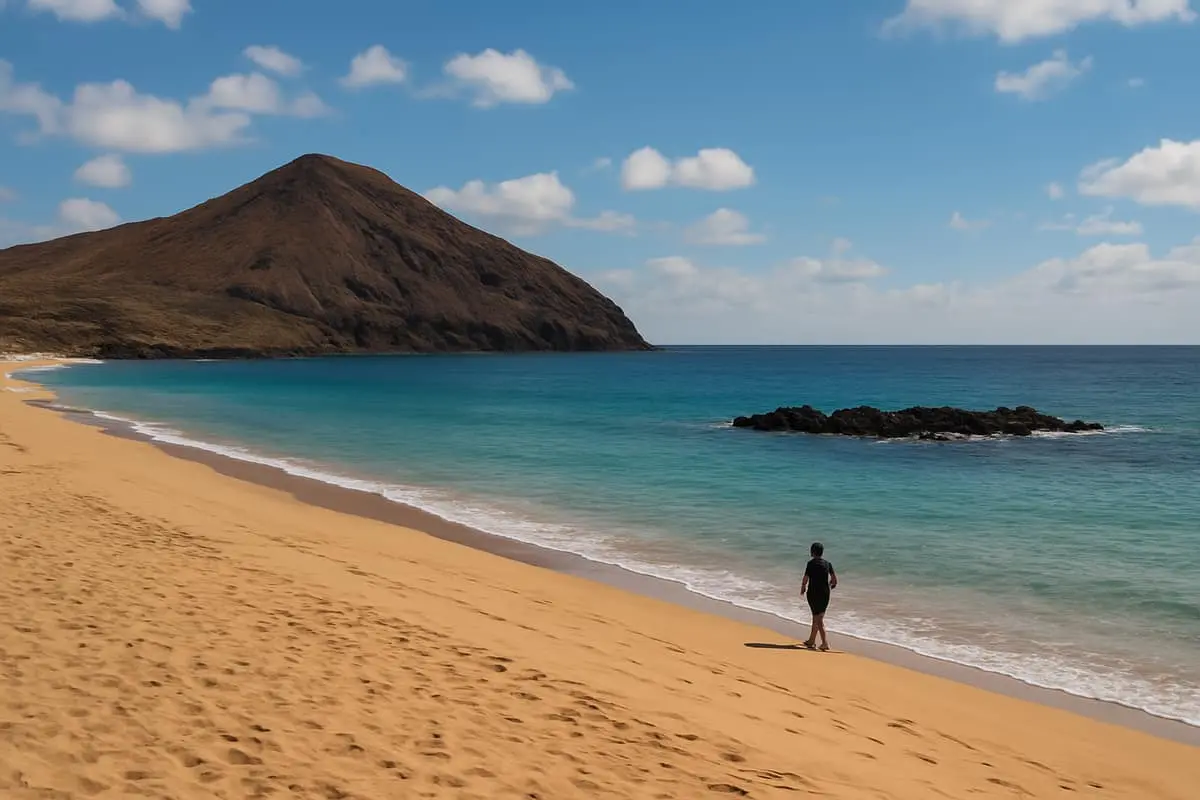Cinco playas de Tenerife para escapar de las aglomeraciones en verano Fotografía editorial de una playa de Tenerife