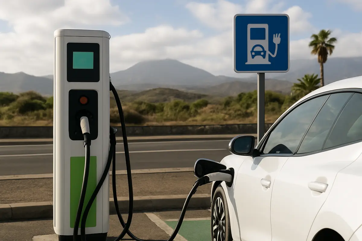Imagen ilustrativa: Tenerife prepara 71 puntos de recarga para coches eléctricos